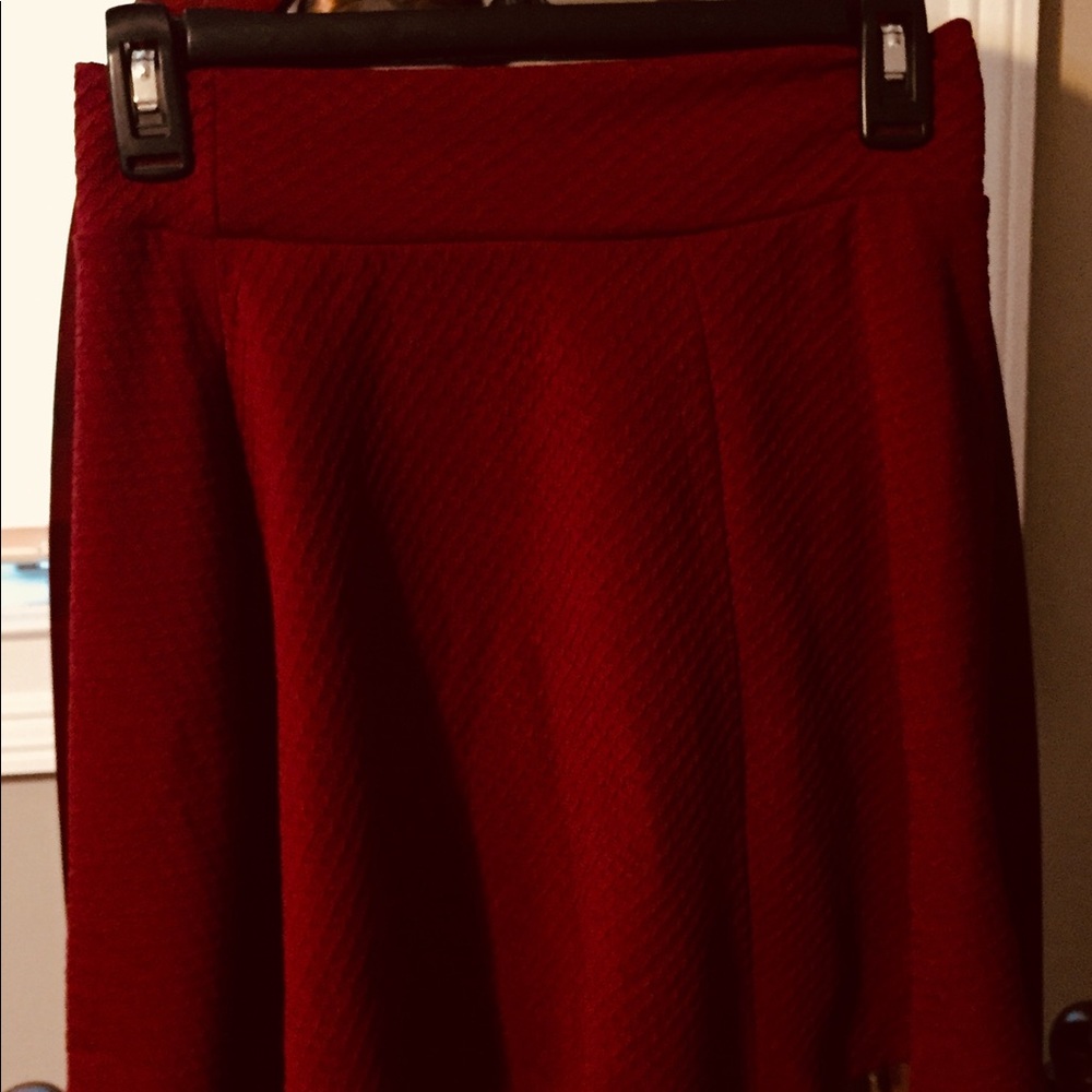 red skirt